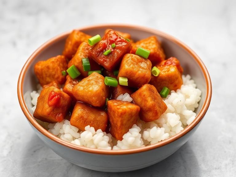 Chilli Soya Chunk — Freshly prepared Chilli Soya Chunk in classic Indo-Chinese style.