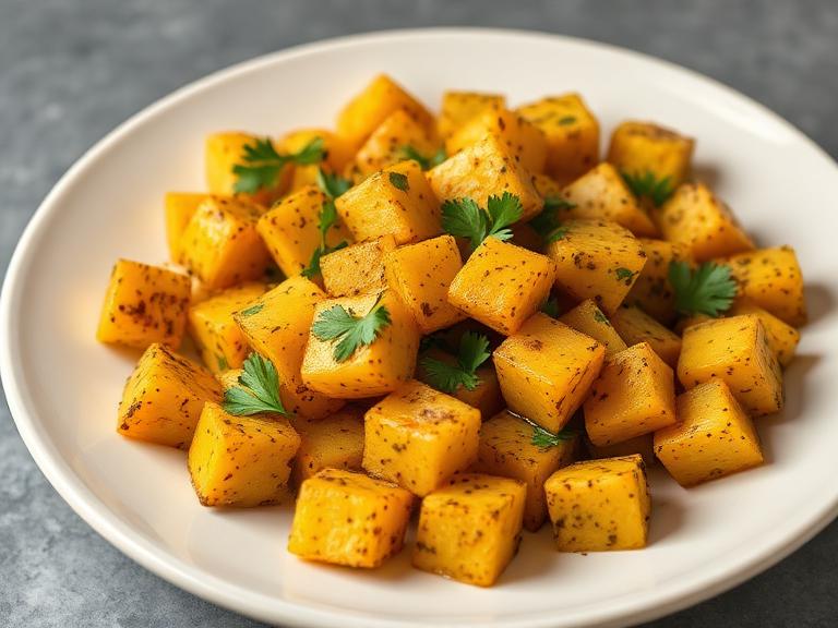 Jeera Aloo — Freshly cooked Jeera Aloo prepared in our pure-veg kitchen.