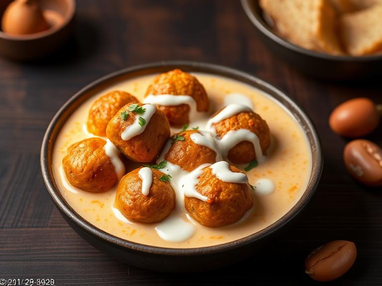 Malai Kofta — Freshly cooked Malai Kofta prepared in our pure-veg kitchen.