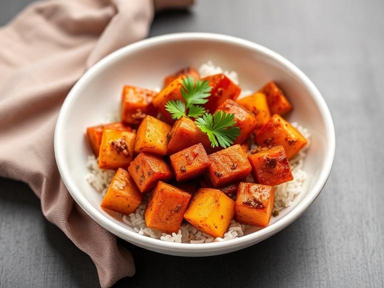 Masala Aloo — Freshly cooked Masala Aloo prepared in our pure-veg kitchen.
