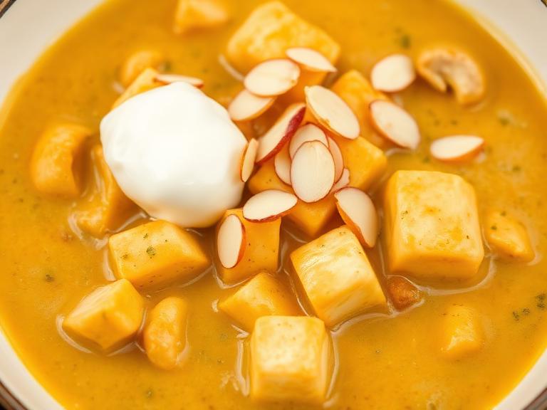 Paneer Korma — Freshly cooked Paneer Korma prepared in our pure-veg kitchen.