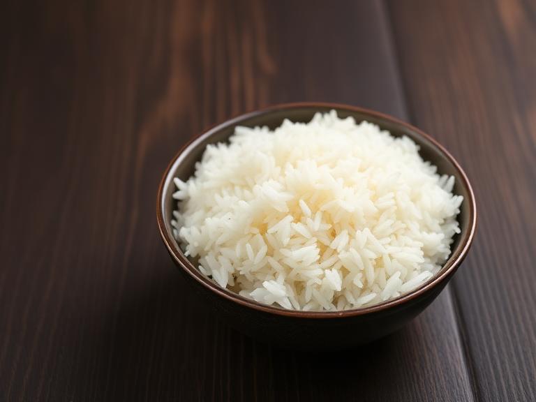 Plain Chawal — Freshly cooked Plain Chawal, aromatic and satisfying.