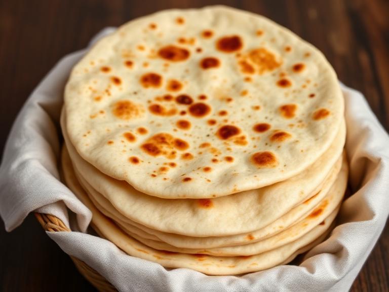 Tawa Roti — Fresh Tawa Roti prepared hot for your order.